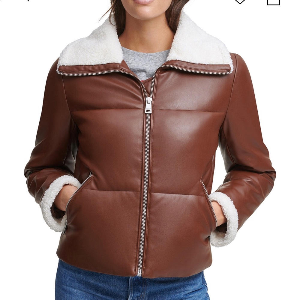 Brand New Stylish Sherpa lined warm jacket
